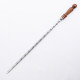 Stainless skewer 620*12*3 mm with wooden handle в Кызыле