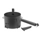 Stove with a diameter of 340 mm with a pipe for a cauldron of 8-10 liters в Кызыле