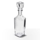 Бутылка (штоф) "Элегант" стеклянная 0,5 литра с пробкой  в Кызыле