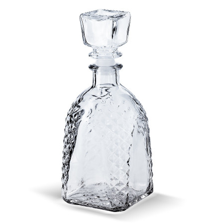 Бутылка (штоф) "Арка" стеклянная 0,5 литра с пробкой  в Кызыле