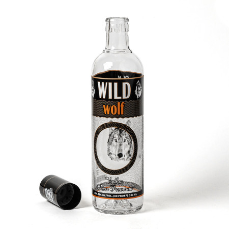 Souvenir bottle "Wolf" 0.5 liter в Кызыле